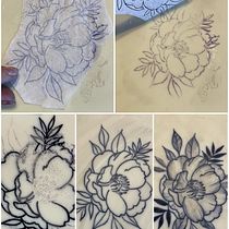 Mi proyecto del curso: Tatuaje para principiantes. Tattoo Design project by Nati Cartes - 01.08.2023