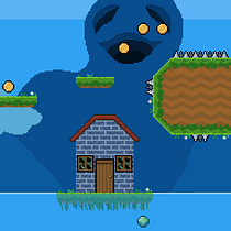 Mi proyecto del curso: Creación de escenarios pixel art para videojuegos. Un progetto di Animazione 2D, Animazione 3D, Videogiochi, Pixel art, Progettazione di videogiochi e Sviluppo di videogiochi di Giacomo Cárdenas Cuneo - 09.01.2023