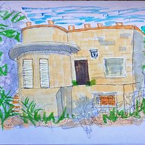 My project for course: Expressive Architectural Sketching with Colored Markers. Sketching, Drawing, Architectural Illustration, Sketchbook & Ink Illustration project by Reuven Kiperwasser - 01.10.2023