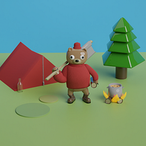 Il mio progetto del corso: Creazione di personaggi 3D con Blender . 3D, Design de personagens, Modelagem 3D, Design de personagens 3D, e 3D Design projeto de Mauro Porcu - 10.01.2023