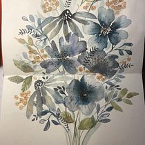 My project for course: Artistic Floral Watercolor: Connect with Nature. Ilustração tradicional, Pintura, Pintura em aquarela e Ilustração botânica projeto de Maija - 04.01.2023