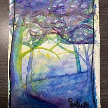 Mi proyecto: Paisaje con acuarela. Un projet de Peinture , et Aquarelle de bidatz - 11.01.2023