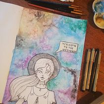 Mon projet du cours : Techniques modernes d’aquarelle. Traditional illustration, Fine Arts, Painting, and Watercolor Painting project by mj_debaviere - 01.11.2023