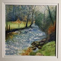 My project for course: Painting Realistic Watercolor Landscapes. Pintura, Esboçado, Pintura em aquarela e Ilustração naturalista projeto de michikoharwood - 10.01.2023