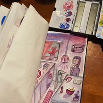 Mein Abschlussprojekt für den Kurs: Das Skizzenbuch als Erkundungsreise: Finde deinen Zeichenstil. Un proyecto de Ilustración tradicional, Bocetado, Creatividad, Dibujo, Pintura a la acuarela, Sketchbook y Pintura gouache de esteemaree - 11.01.2023