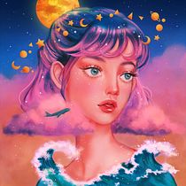 My project for course: Digital Fantasy Portraits with Photoshop. Traditional illustration, Drawing, Digital Illustration, Portrait Drawing, Digital Drawing, and Digital Painting project by sallysallylew - 01.12.2023
