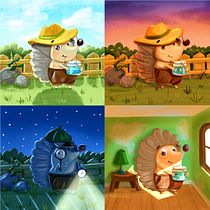 My project for course: Lighting Principles for Digital Painting. Traditional illustration, Digital Illustration, and Digital Painting project by Natasha Sharapkova - 01.12.2023