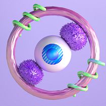 My project for course: 3D Design for Instagram with Cinema 4D. 3D, Modelagem 3D, e 3D Design projeto de jitaruroxanag - 05.01.2023