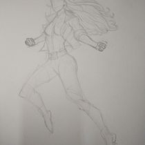 Mi proyecto del curso: Diseño de personajes femeninos para cómics. Character Design, Comic, and Drawing project by Gabriel Escalante - 01.12.2023