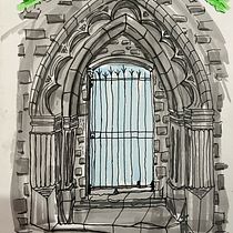 My project for course: Expressive Architectural Sketching with Colored Markers. Sketching, Drawing, Architectural Illustration, Sketchbook & Ink Illustration project by Victor de Paula - 01.09.2023