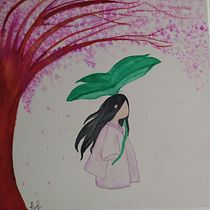Mi proyecto del curso: Ilustración en acuarela con influencia japonesa. Traditional illustration, Drawing, and Watercolor Painting project by lesvane200 - 01.12.2023