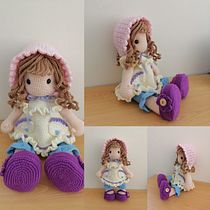 Mi proyecto del curso: Elaboración de muñecas amigurumi románticas. Arts, Crafts, To, Design, Fiber Arts, Crochet, Amigurumi, and Textile Design project by María Flor Vértiz Chanduví - 01.13.2023