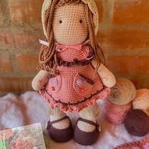 Mi proyecto del curso: Elaboración de muñecas amigurumi románticas Ein Projekt aus dem Bereich H, werk, Spielzeugdesign, Weben, Crochet, Amigurumi und Textildesign von Andrea González Guíñez - 10.03.2023