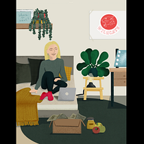 Mein Abschlussprojekt für den Kurs: Farbenfrohe digitale Illustrationen mit Procreate. Un progetto di Illustrazione tradizionale, Disegno, Illustrazione digitale e Disegno digitale di anna_scheibe - 13.01.2023