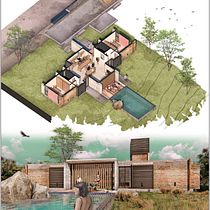 Mi proyecto del curso: Diseño y modelado arquitectónico 3D con Revit. Un projet de 3D, Architecture, Architecture d'intérieur, Modélisation 3D, Architecture numérique , et ArchVIZ de Miguel Ulin - 07.01.2023
