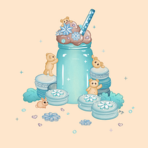 My project for course: Designing Kawaii Worlds: Spread Joy Through Illustration. Character Design, Digital Illustration, and Manga project by Shelah Dow - 01.14.2023