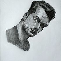 Meu projeto do curso: desenho de retrato artístico - capture expressões autênticas. Un projet de Illustration traditionnelle, Beaux Arts, Esquisse , Dessin au cra, on, Dessin, Dessin de portrait, Dessin réaliste, Dessin artistique , et Dessin anatomique de marcopaulo_fr - 14.01.2023