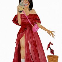 My project for course: Illustration and Character Development with Watercolor. Un proyecto de Ilustración tradicional, Diseño de personajes, Pintura y Pintura a la acuarela de Jacqui Smith - 13.01.2023