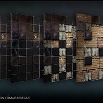 Baldosas Modernistas _Mi proyecto del curso: Introducción a la creación de texturas con Substance Designer. Un proyecto de 3D, Modelado 3D y Videojuegos de Alex Tárrega Ratón - 14.01.2023