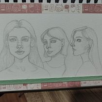 Meu projeto do curso: Caderno de retratos: explore o rosto humano. Sketching, Drawing, Portrait Drawing, Artistic Drawing, and Sketchbook project by Tainá Santos de Almeida - 01.15.2023