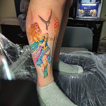 Mi proyecto del curso: Tatuaje artístico full color. Een project van Traditionele illustratie,  Tekening, Digitale illustratie,  Tatoeageontwerp y Digitale tekening van Odanny Romero Struve - 14.01.2023