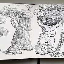My sketchbook (Daily Sketching for Creative Inspiration course). Traditional illustration, Sketching, Creativit, Drawing, and Sketchbook project by Slawomir Mroz - 01.15.2023
