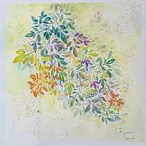 My project for course: Creation of Color Palettes with Watercolor. Traditional illustration, Fine Arts, Painting, Watercolor Painting, and Color Theor project by Vivian Mar - 01.15.2023