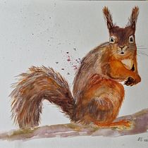 My project for course: Expressive Animal Portraits in Watercolor. Un progetto di Illustrazione tradizionale, Pittura ad acquerello, Disegno realistico e Illustrazione naturalistica di Dawn Stevens - 15.01.2023