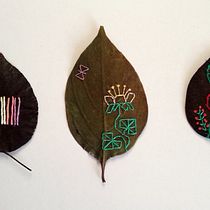 Extraordinary Embroidery: Explore Alternative Organic Materials. Embroider, and Textile Design project by le_benes - 01.15.2023