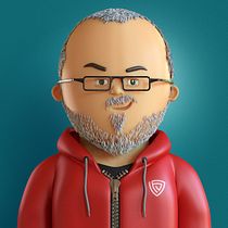 Autorretrato Quim Ein Projekt aus dem Bereich 3D, 3-D-Modellierung und Design von 3-D-Figuren von Joaquim Franco - 01.01.2023