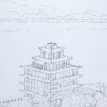 Il mio progetto del corso: Disegno architettonico con acquerello e inchiostro. Sketching, Drawing, Watercolor Painting, Architectural Illustration, Sketchbook & Ink Illustration project by carolandshine - 01.21.2023