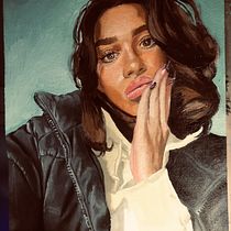 My project for course: Introduction to Realistic Oil Portraiture. Un projet de Beaux Arts, Peinture , et Peinture à l'huile de Stevens Wingston - 16.01.2023