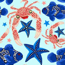 Il mio progetto del corso: Design di stampe per superfici tessili con Photoshop. Un projet de Illustration traditionnelle, Création de costumes, Création de motifs, St, lisme et Illustration numérique de anastasia.pavlovskaya - 16.01.2023