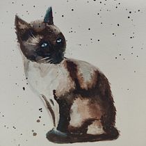 Mein Abschlussprojekt für den Kurs: Ausdrucksstarke Tierporträts in Aquarell. Ilustração tradicional, Pintura em aquarela, Desenho realista e Ilustração naturalista projeto de morena_koebke - 16.01.2023