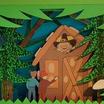 Mein Abschlussprojekt für den Kurs: Papercut: Verwandle Papier in Szenerien voller Tiefe. Ilustração tradicional, Artesanato, Papercraft, Stor, telling, Encadernação, Ilustração infantil, e DIY projeto de Ulrich Ludwig - 16.01.2023