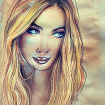 Mon projet du cours : Dessin de portraits expressifs aux crayons de couleur . Drawing, Portrait Drawing, Sketchbook, and Colored Pencil Drawing project by Jean WEISE - 01.16.2023