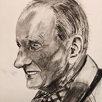 Mein Abschlussprojekt für den Kurs: Künstlerisches Porträt mit Kohlestift: die Atmosphäre. Ilustração tradicional, Artes plásticas, Desenho, Desenho de retrato, Desenho realista, e Desenho artístico projeto de morena_koebke - 16.01.2023