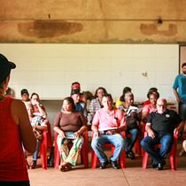 MST de Ribeirão Preto/SP juramenta nuevos líderes regionales. Un progetto di Fotografia, Stor, telling, Fotografia digitale, Comunicazione, Narrativa, Scrittura di narrativa non-fiction e Audio di filipeperes - 14.01.2023