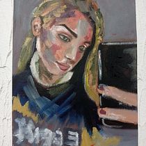 Mi proyecto del curso: Retrato con pintura al óleo: explora la luz y las sombras. Fine Arts, Painting, and Oil Painting project by totto4g - 01.16.2023