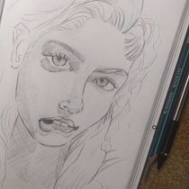 Mi proyecto del curso: Sketchbook de retrato: explora el rostro humano. Un projet de Esquisse , Dessin, Dessin de portrait, Dessin artistique , et Carnet de croquis de Cristian Luna - 17.01.2023