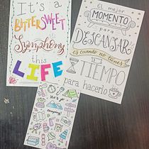 Mi proyecto del curso: Dibujo y hand lettering creativo para principiantes. Traditional illustration, Lettering, Drawing, H, and Lettering project by Maricela Ortega Escobedo - 01.17.2023
