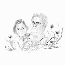 Mi proyecto del curso: Técnicas de dibujo tradicional con Procreate. Un proyecto de Ilustración tradicional, Dibujo, Ilustración digital, Dibujo de Retrato y Dibujo digital de Nerina Vallejo Verdi - 10.01.2023