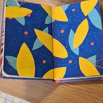 My project for course: Botanical Patterns in a Sketchbook: Conquer the Blank Page. Ilustração tradicional, Pattern Design, Ilustração botânica, e Sketchbook projeto de Dawn Davis - 17.01.2023