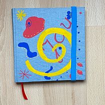 Mein Abschlussprojekt für den Kurs: Gestaltung und Binden von Skizzenbüchern. Un proyecto de Ilustración tradicional, Artesanía, Encuadernación, DIY y Sketchbook de b.tschuppert - 17.01.2023