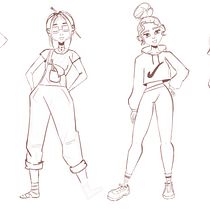 My project for course: Drawing Appealing Characters with Personality. Projekt z dziedziny Projektowanie postaci, Sketching,  R, sunek, Stor, telling, Stor, board,  R, sunek art, st, czn i Narracja użytkownika Sonia Abdallah - 17.01.2023