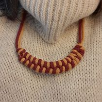 Il mio progetto del corso: Gioielli in corda per principianti: crea le tue collane. Arts, Crafts, Jewelr, Design, Macramé, and Textile Design project by rikinicolombo - 01.14.2023