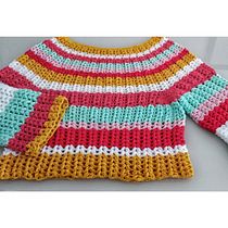 Mi proyecto del curso: Técnicas de crochet para crear prendas coloridas. Fashion Design, Fiber Arts, DIY, Crochet, and Textile Design project by Viviana Sagaría - 01.17.2023