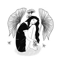 Mon projet du cours : Technique de dessin traditionnel avec Procreate. Un proyecto de Ilustración tradicional, Dibujo, Ilustración digital, Dibujo de Retrato y Dibujo digital de so_lae - 17.01.2023