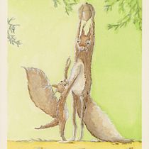 Mijn project van de cursus: Dierlijke karakters in aquarel voor kinderboeken. Traditional illustration, Fine Arts, Painting, Drawing, Watercolor Painting, Children's Illustration, and Narrative project by Maril Rijks - 01.17.2023