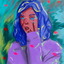 Mi proyecto del curso: Técnicas pictóricas para pintura digital. Ilustração tradicional, Ilustração digital, Pintura digital, e Teoria da cor projeto de samkyua10 - 17.01.2023